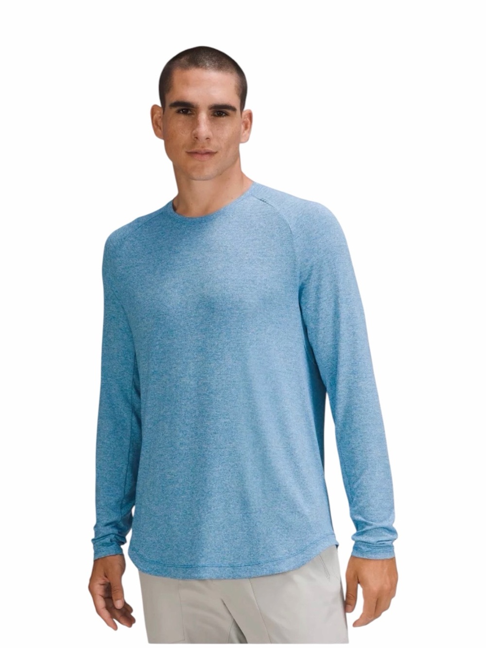 Lululemon Drysense Long Sleeve Shirt Blue Heather • Men’s Size M